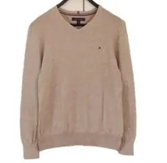 【美品】TOMMY HILFIGER Vネック ニット セーター メンズM