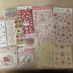 マロンクリーム　シール　サンリオ　平成レトロ