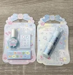 サンリオ シナモロール リップクリーム ネイルセット ネイルシール キッズコスメ