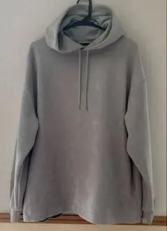 TAKEO KIKUCHIスウェードパーカー グレー Ｍ