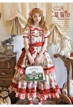 ロイヤルプリンセスアリス〉ルビー柘榴spin様コラボワンピース - メルカリ