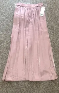 UNIQLO シャイニーギャザーロングスカートXSサイズ