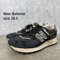 New Balance U574LGG1 26.5cm スニーカー ブラックのサムネイル