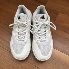 adidas●テニスシューズ 25.5cm●ホワイト メンズ スニーカー運動靴のサムネイル