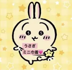 ちいかわ うさぎ おかお巾着②