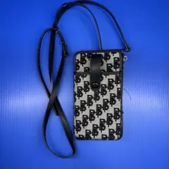 BAYFLOW ロゴモノグラム スマホショルダーバッグ Black