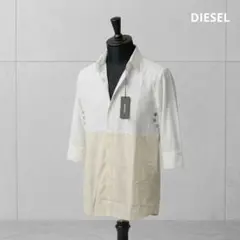 【新品】DIESEL ディーゼル WHITE 7分丈 シャツ S～Mサイズ相当のサムネイル