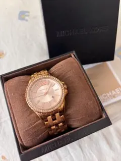 MICHAEL KORS レディース 腕時計 ピンクゴールド【25日まで限定価格