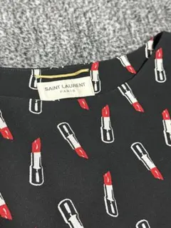 SAINT LAURENT リップスティック柄 ノースリーブミニワンピースのサムネイル