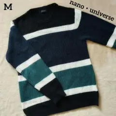 nano・universe ナノ・ユニバース　ニット　size　M