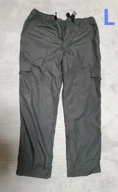 メンズ　グレー カーゴパンツ L
