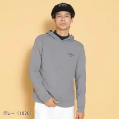 キャロウェイ ゴルフ 裏起毛 ダブルニット フーディーシャツ