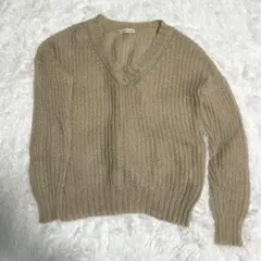 Journal Standard ベージュ Vネックセーター