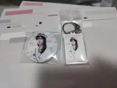 櫻坂46 JR東日本 コラボ 松本和子 駅名標風キーホルダー 缶バッジ セット