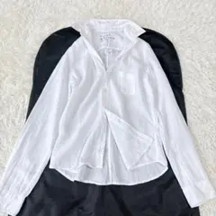 【現行モデル】フランク&アイリーン BARRY リネンシャツ ホワイト XS 白