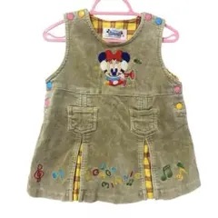 レア　レトロ　ヴィンテージ　Disney ミニーマウス ジャンバースカート 80