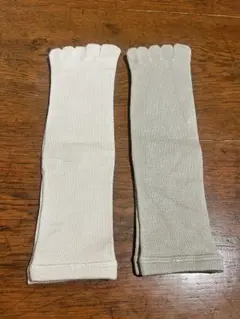 シルク　五本指ソックス2足セット