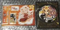 鬼滅の刃 煉獄バースデー アクスタ缶バッジ 煉獄BD ジオラマフィギュア