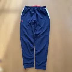 アンダーアーマー　ウインドパンツ　Lサイズ　ネイビー／ホワイト