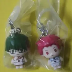 黒子のバスケ　赤司征十郎＆緑間真太郎　めじるしアクセサリー　ガシャポン