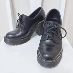 Dr.Martens　サロメ　ブラック　ヒール　レースアップブーティ　23㎝