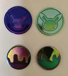 ポケコイン30thピカチュウ　金属製やけど・どくマーカー　ポケモンカード　ポケカ