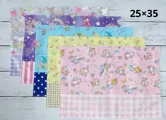 ハンドメイド　ランチョンマット　リバーシブル　5枚セット/ユニコーン柄k113