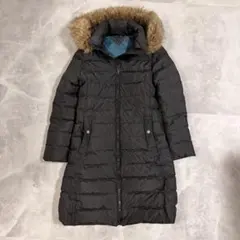 TOMMY HILFIGER ダウンコート ブラック ファー Sサイズ ブラック