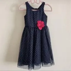 H&M ワンピース ドレス 110cm ネイビー