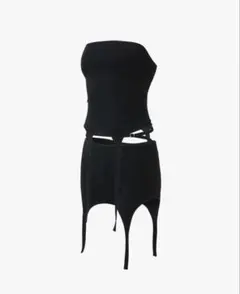 THEREDTHREAD S mini skort pareo black | Mercari