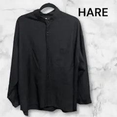 HARE ブラック 長袖シャツ M