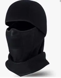 新品❣️ [Bafup] ネックウォーマー バラクラバ 目出し帽 裏起毛 黒