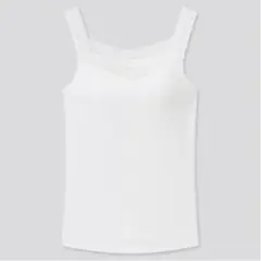 UNIQLO ユニクロ　エアリズム　レディース　コットンブレンド　ブラトップ　白