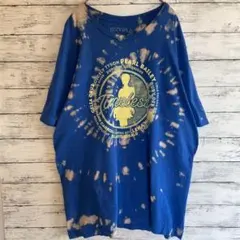 US古着 IZZY&LIV Tシャツ ブリーチ加工 タイダイ ビッグサイズ2XL