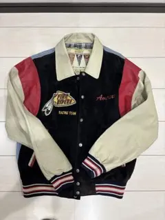 希少 90’s AVIREX インディアン スタジャン スウェード デニム 切替のサムネイル