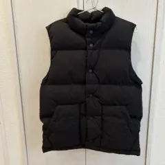 新品　未使用　GU ヒートパデッドベスト ダウンベスト ジーユー S 黒