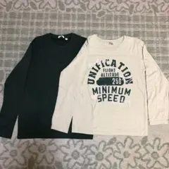 キッズ長袖Tシャツ150 2枚組