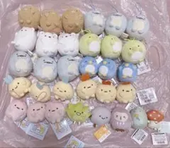 すみっコぐらし セット ばんざいゴムひも付き マスコット ①