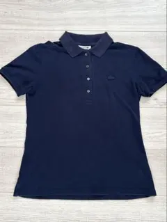 LACOSTE ネイビー 半袖ワンピース 36 - メルカリ