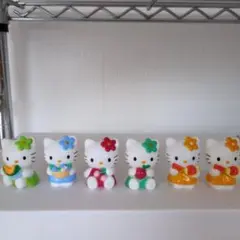 ハローキティ フルーツ　ソフビ　6体セット