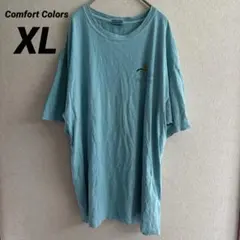 Comfort Colors 水色 Tシャツ XL オーバーサイズ ヨット