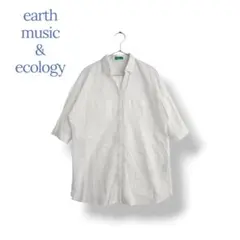 ＊earth music & ecology＊ Fサイズ シャツ 五分袖
