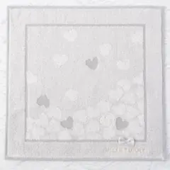 JILL STUART ハート柄ハンカチ グレー　新品未使用