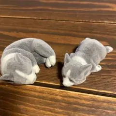 ガチャガチャ　寝ている犬