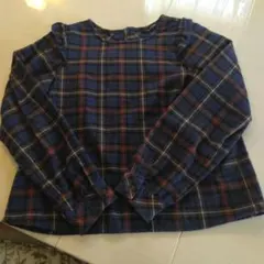 w closet チェック柄 長袖ブラウス
