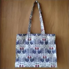 Harrods　ハロッズ　ビニール　トートバック　ファスナー付　風見鶏