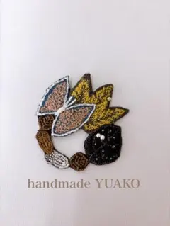 handmadeパッチンピン レア ⌘moss rose⌘ ミナペルホネン - メルカリ