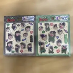 チェリジェムステッカー　忍たま乱太郎　潮江文次郎・土井半助 2シートセット