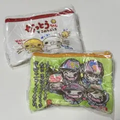 ガチャガチャ　カプセルトイ　ラブ友 なっとうちゃん 平成ファンシーキルトポーチ
