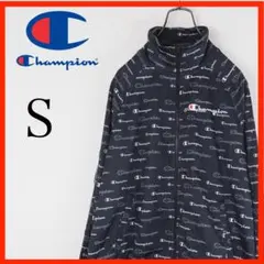 ★美品★Champion ジップアップ　ジャージ　ジャケット S 黒　裏起毛